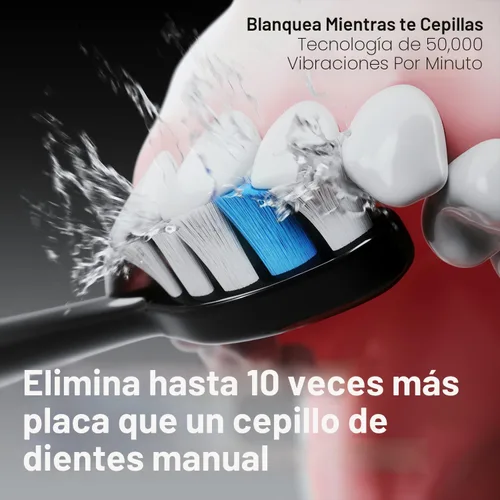Vista 4 de Aquasonic Black Series PRO UV – Cepillo de dientes eléctrico ultrablanqueador – 5 modos y temporizadores inteligentes – Base desinfectante UV