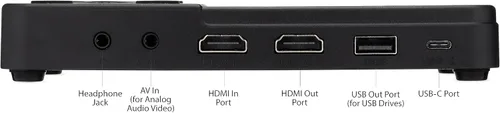 Vista 4 de ClearClick Caja de captura de video HD Ultimate - Captura y transmite video desde HDMI, RCA, VHS, VCR, DVD, videocámaras, Hi8