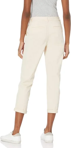 Vista 2 de Tienda Essentials - Pantalón capri para mujer, estilo chino (disponible en tallas grandes)
