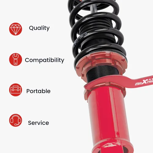 Vista 4 de maXpeedingrods Juego de llaves inglesas universales C, llaves de gancho de resorte helicoidal, herramienta de ajuste de resorte, llave inglesa