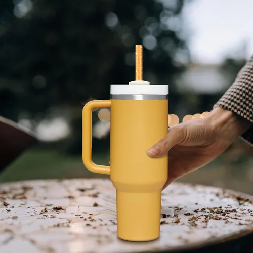 Vista 5 de 8 popotes de repuesto de color para Stanley Owala Simple Modern, Alwenid reutilizables con purpurina de acero inoxidable transparente, accesorios