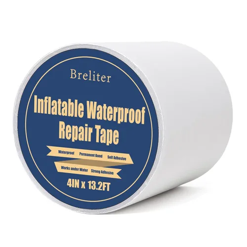Vista 9 de Breliter Cinta de reparación inflable impermeable – Kit de reparación de parches de TPU impermeable, cinta de reparación de sellado para colchón