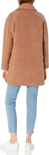 Vista 2 de Tienda Essentials Chaqueta de solapa de forro polar de gran tamaño para mujer (anteriormente ritual diario)