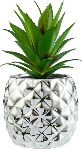 Vista 9 de Pretty Home - Piña suculenta artificial de 7.5 pulgadas, decoración de mesa