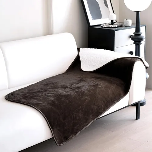 Vista 25 de gogobunny - Manta impermeable y reversible de vellón Sherpa para perro, cachorro, gato; protege la cama, el sofá y el sillón de líquido, orina