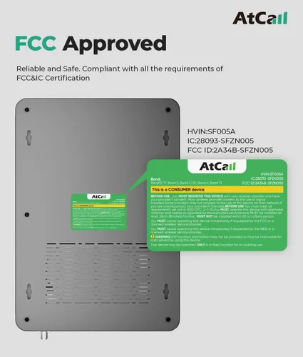 Vista 8 de Amplificador de teléfono celular para el hogar, hasta 6,000 pies cuadrados, pantalla LCD inteligente, antena interior incorporada, Boost 5G 4G LTE