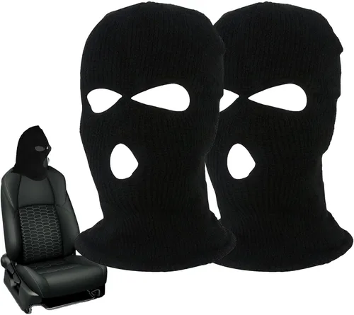 Vista 6 de Divertida parodia de asiento de coche – Sombrero divertido personalizado para asiento de automóvil, fundas protectoras para reposacabezas de asiento