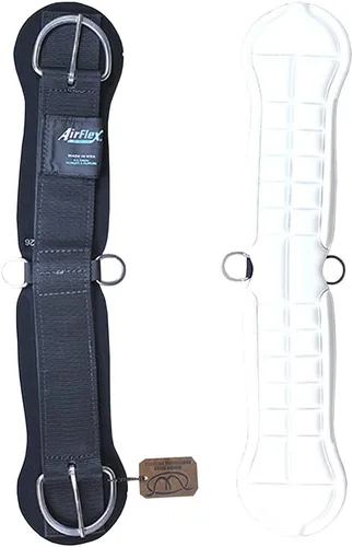 Weaver Leather Airflex - Cincha recta (26 pulgadas), color negro