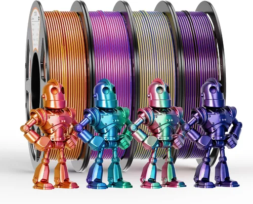 Vista 54 de YOOPAI Filamento PLA de 0.07 in, 8.82 oz PLA+ y paquete mate, 8 rollos Pla Bundle-250gx8-112040009