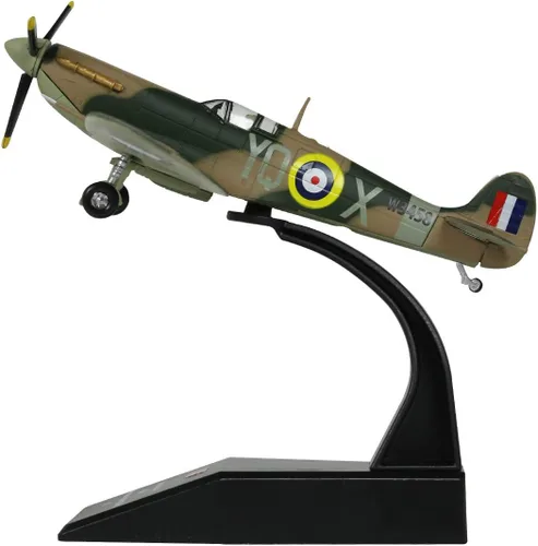 Vista 5 de HANGHANG 1/72 Scale United Kindom Spitfire Fighter Attack Plane Metal Fighter Military Model Fairchild Republic Diecast Plane Model for Commemorate
