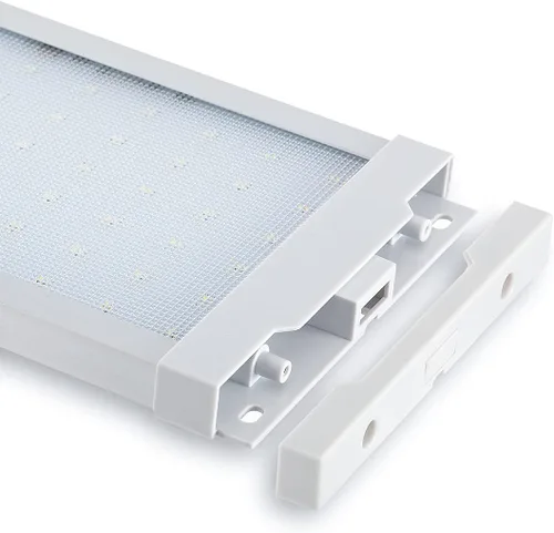 Vista 6 de Accesorio de lámpara LED interior para cámper RV debajo del gabinete de 10.2" x 5.9" pulgadas, montaje en superficie, haz difuso uniforme blanco