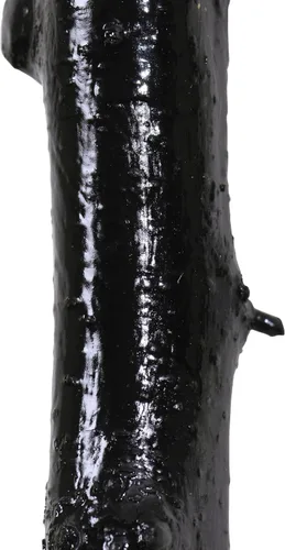 Vista 5 de Shillelagh - Bastón irlandés de madera importado, hecho a mano, 100% madera de espino, asas únicas, lacado negro de alto brillo, fabricado