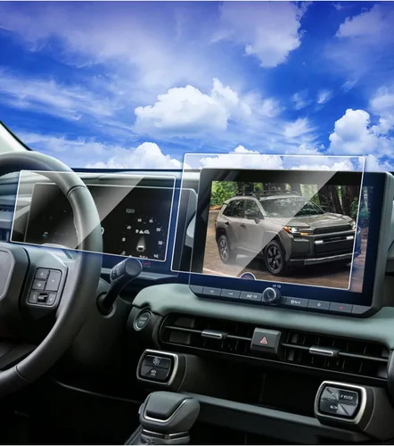 Vista 16 de Sequoia 2023 Protector de pantalla para Toyota RAV4 Sequoia Highlander Tundra 2023 Protector de pantalla táctil de 8 pulgadas, accesorios RAV4