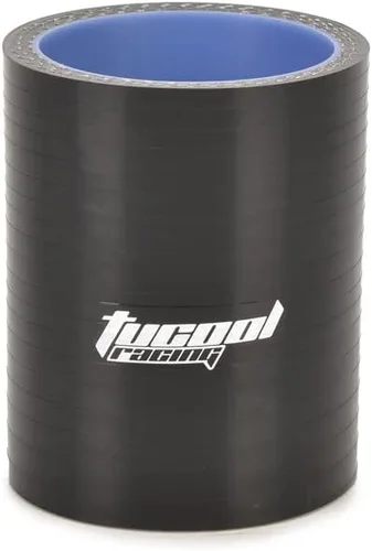 Vista 6 de Kit de tubos coupadores de silicona recta de alta temperatura de 2.25" ID de 4 capas + abrazaderas de manguera (2.244 in, negro)