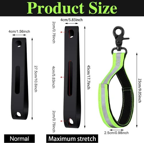 Vista 2 de 4 herramientas de bombero, incluye 2 bandas para casco de bombero, 2 correas para guantes, banda para casco de bombero, correa de seguridad