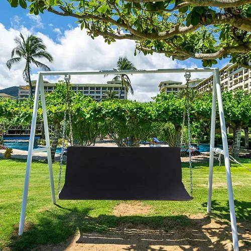 Vista 4 de Funda de repuesto para asiento de columpio, 600D resistente al agua, Oxford resistente al agua, funda de repuesto para columpio al aire libre