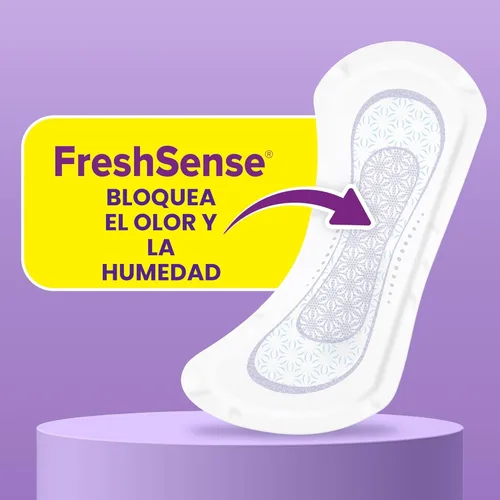 Vista 3 de Poise Daily Liners, protectores de incontinencia para pérdidas de vejiga, 2 gotas de absorción muy ligera, longitud larga, 264