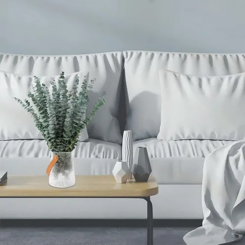 Vista 4 de 30 piezas de tallos de eucalipto seco de 17 pulgadas, eucalipto auténtico para colgar en la ducha, 100% hecho de hojas frescas, para bodas, hogar