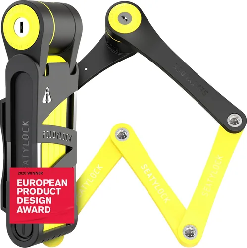 Vista 11 de Seatylock FoldyLock - Candado plegable compacto para bicicleta, galardonado y patentado, ligero, de alta seguridad, resistente, antirrobo, protector