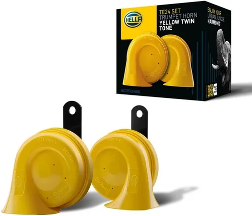 Vista 10 de HELLA 012010971 Kit de Bocina de Trompeta Negra de 12V (Ajuste Universal - Paquete Blíster)