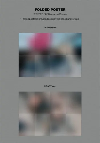 Vista 7 de dreamus [Regalo Yes24] Stray Kids [ MAXIDENT ] Edición estándar álbum SET (corazón + T-CRUSH ) ver, negro