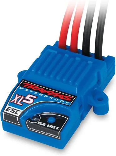 Traxxas 3018r xl-5 Control electrónico de velocidad, impermeable (versión de tierra, detección de baja tensión, fwdrewfreno)