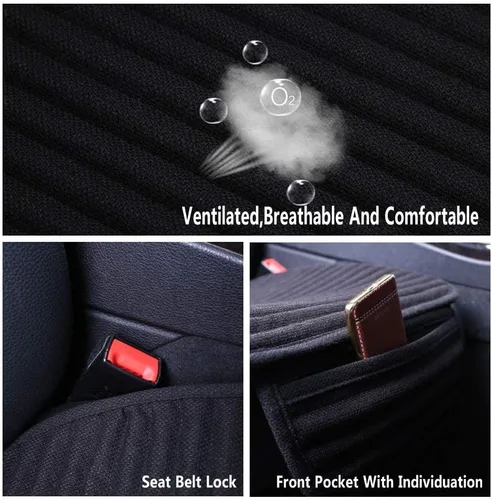 Vista 6 de Suninbox Car Seat Covers Universal Car Seat Covers Pads Mat,Buckwheat Hull Bottom Seat Covers for Cars,Cooling Seat Covers Breathable Comfortable