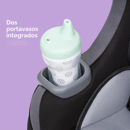 Vista 10 de Baby Trend Trooper™ Slim 3 en 1 Asiento de coche convertible, Negro Dash