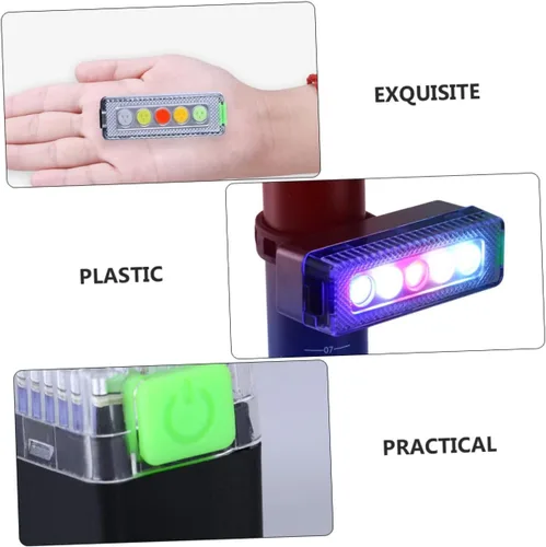 Vista 8 de Mikinona USB Rechargeable Bike Tail Light Set, Waterproof Cycling Rear Lamp for Mountain and Road Bikes, Night Riding Safety Warning Light for