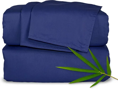 Vista 8 de Pure Bamboo Sábanas Twin, Juego de Sábanas de Cama de Viscosa 100% Orgánica Genuina Derivada de Bambú, Lujosamente Suaves y Refrescantes, Doble
