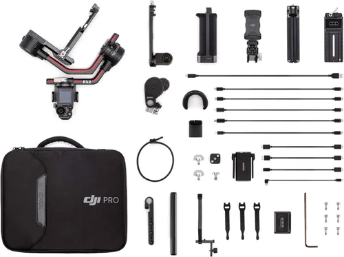 Vista 7 de DJI RS 2 Combo - Estabilizador cardán de 3 ejes para cámaras DSLR y sin espejo, Nikon, Sony, Panasonic, Canon, Fuji, carga útil probada de 10