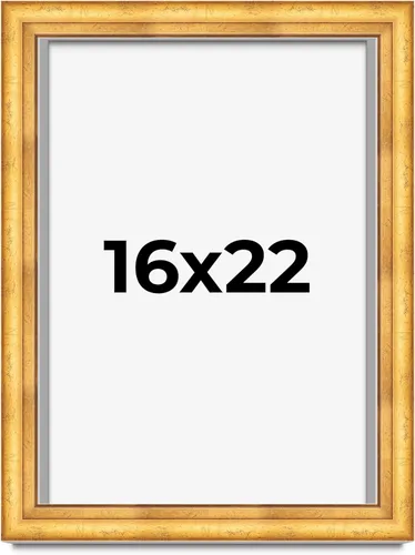 Vista 107 de Caja de sombra de 5 x 5 pulgadas, marco de exhibición biselado de hoja dorada Madera maciza 1.75 pulgadas de profundidad 1.75 pulgadas