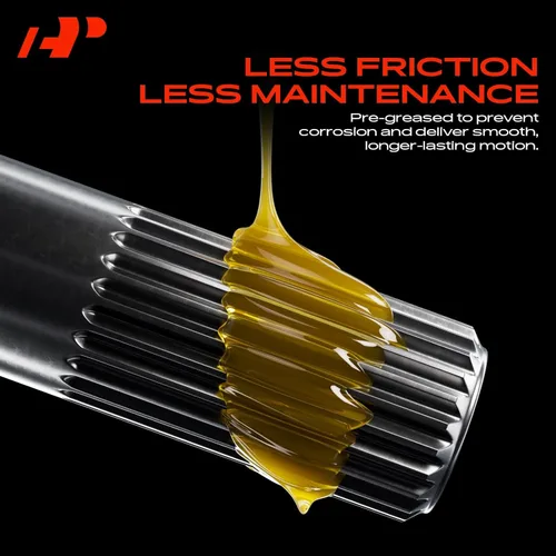 Vista 5 de A-Premium [41.5 pulgadas de longitud] Eje de transmisión delantero completo Eje de hélice Conjunto de eje de transmisión compatible con Ford F-250