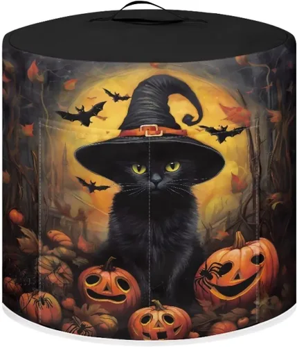 Vista 19 de Cubierta antipolvo para olla a presión de 6 cuartos, freidora de aire, arrocera, cubiertas antipolvo para electrodomésticos de cocina con bolsillos