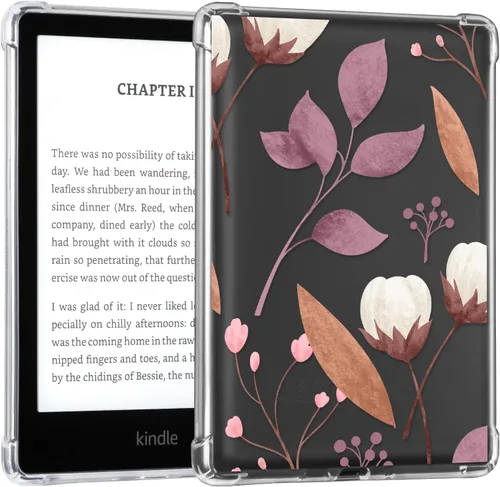 Vista 11 de CoBak Funda transparente para E-Reader de 6 pulgadas 2024 y 2022 (11ª generación) con correa elástica para la mano, funda transparente de TPU suave