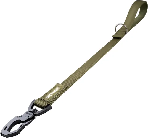 Vista 13 de OneTigris Bolt - Correa corta de tráfico para perros pequeños, medianos y grandes (negro, S)