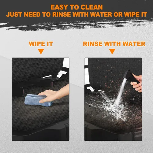 Vista 2 de BORDAN Funda de asiento UTV para Polaris Ranger 500 700 800 2002-2008 (solo asiento delantero), resistente al agua 1680D, protección completa, juego