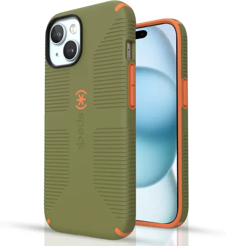 Vista 17 de Speck Funda MagSafe para iPhone 15 Pro - Protección contra caídas y para la cámara, agarre seguro de tacto suave, compatible con carga inalámbrica