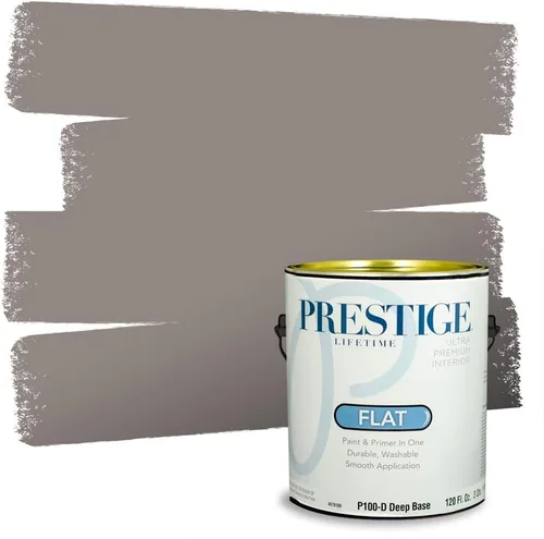 Vista 144 de PRESTIGE Paints - Pintura interior e imprimación en uno, 1 galón, cáscara de huevo, pimienta envejecida