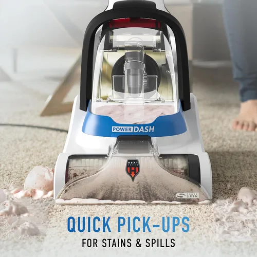 Vista 9 de Hoover PowerDash: Limpiador de alfombras para mascotas Compacto ligero, FH50700, Color Azul
