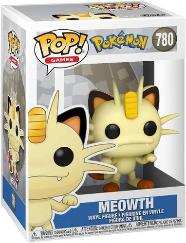Vista 2 de Funko POP Pop! Games: Pokemon - Figura de vinilo Meowth, multicolor, estándar