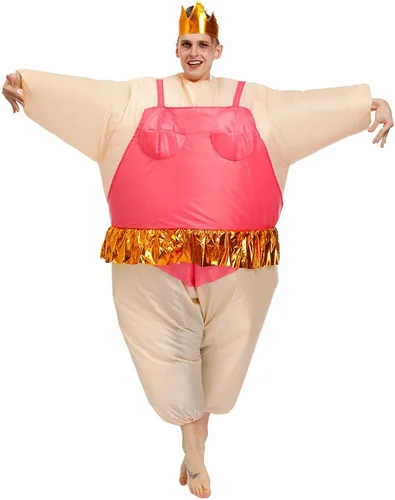 Vista 5 de BIGPETS Disfraz inflable de ballet para adultos, divertido traje inflable para Halloween, divertido disfraz