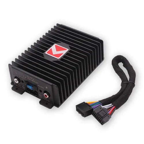 GoolRC Amplificador de rango completo de 4 canales, amplificador de potencia de modificación de audio de 80Wx4, procesador de sonido digital clase