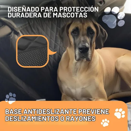 Vista 6 de Active Pets - Funda de asiento trasero para perros, hamaca XL para perro con ventana de malla, antideslizante, impermeable, protector de asiento