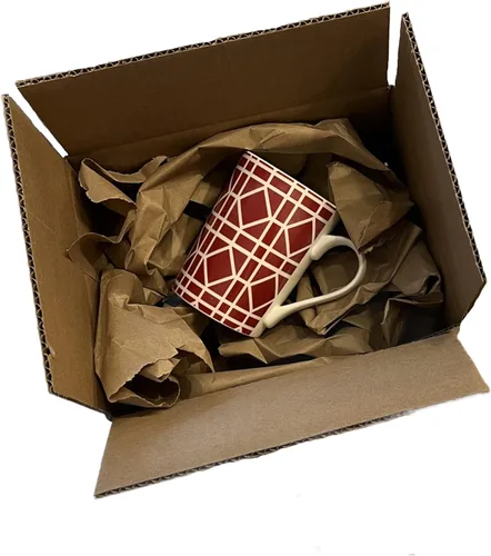 Vista 3 de 25 cajas de papel de la cartulina 4x4x10 que envían el cartón corrugado de la caja de envío del embalaje