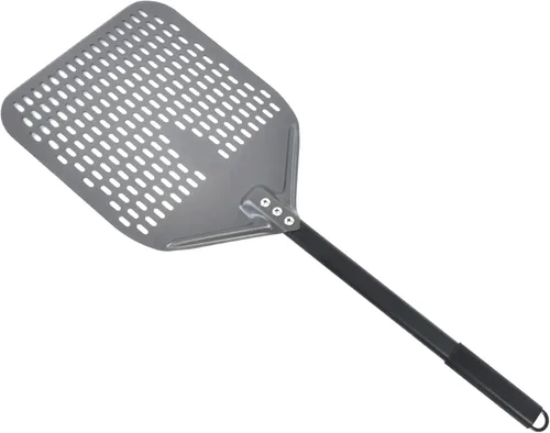 Li Zhen Cáscara de pizza de metal de 12 pulgadas, Paleta de pizza, Cáscara de pizza de acero inoxidable, Peal de pizza, Turner de cáscara de pizza,