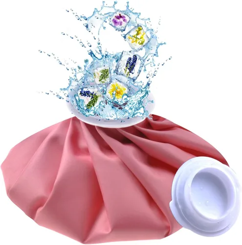 Vista 13 de Bolsa de hielo reutilizable para lesiones, bolsa de hielo pequeña reutilizable de 6 pulgadas para terapia de calor y frío, bolsa de hielo elástica