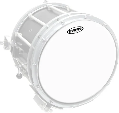 Vista 8 de Evans Cabeza de tambor de caja de marcha negra híbrida - Cabezas de tambor de banda de marcha - 13 pulgadas