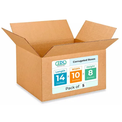 Vista 82 de Cajas largas de mudanza y envío de 18 x 9 x 9 pulgadas (paquete de 10) – Extra resistentes 200 libras frente a las regulares – Cajas de embalaje