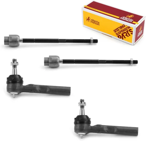 Vista 178 de Metrix Premium Chassis Parts - Kit de 4 piezas de extremos de barra de acoplamiento frontal exterior e interior compatible con Nissan Pathfinder